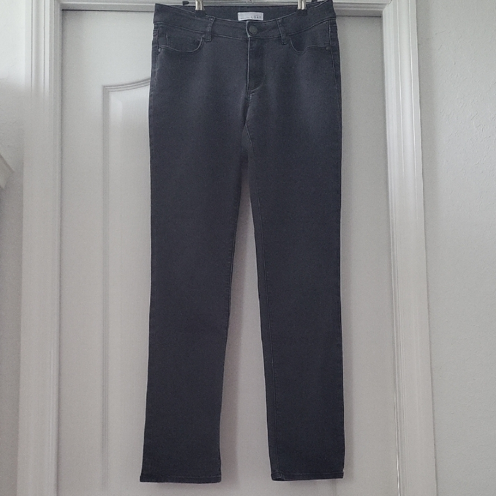 LOFT Black Skinny Jeans Modern Style
